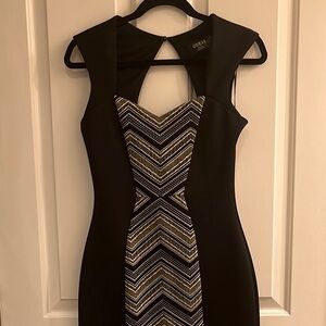 Black and White Geometric Guess Dress
